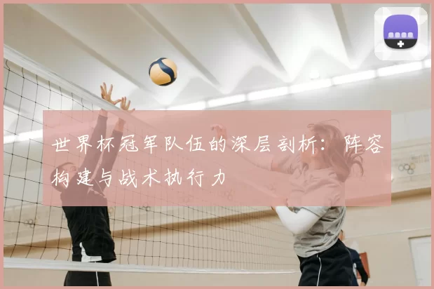 世界杯冠军队伍的深层剖析:阵容构建与战术执行力