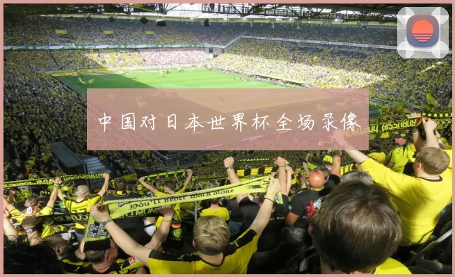 中国对日本世界杯全场录像